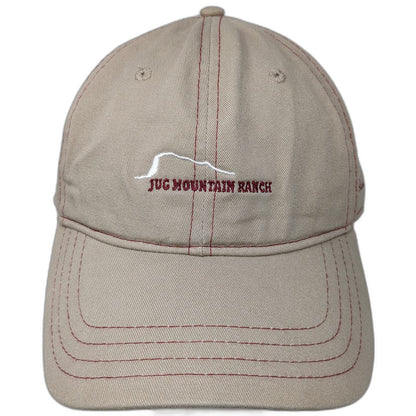 Pukka Baseball Cap Beige One Size Jug Mountain Ranch McCall Idaho Golf Hat