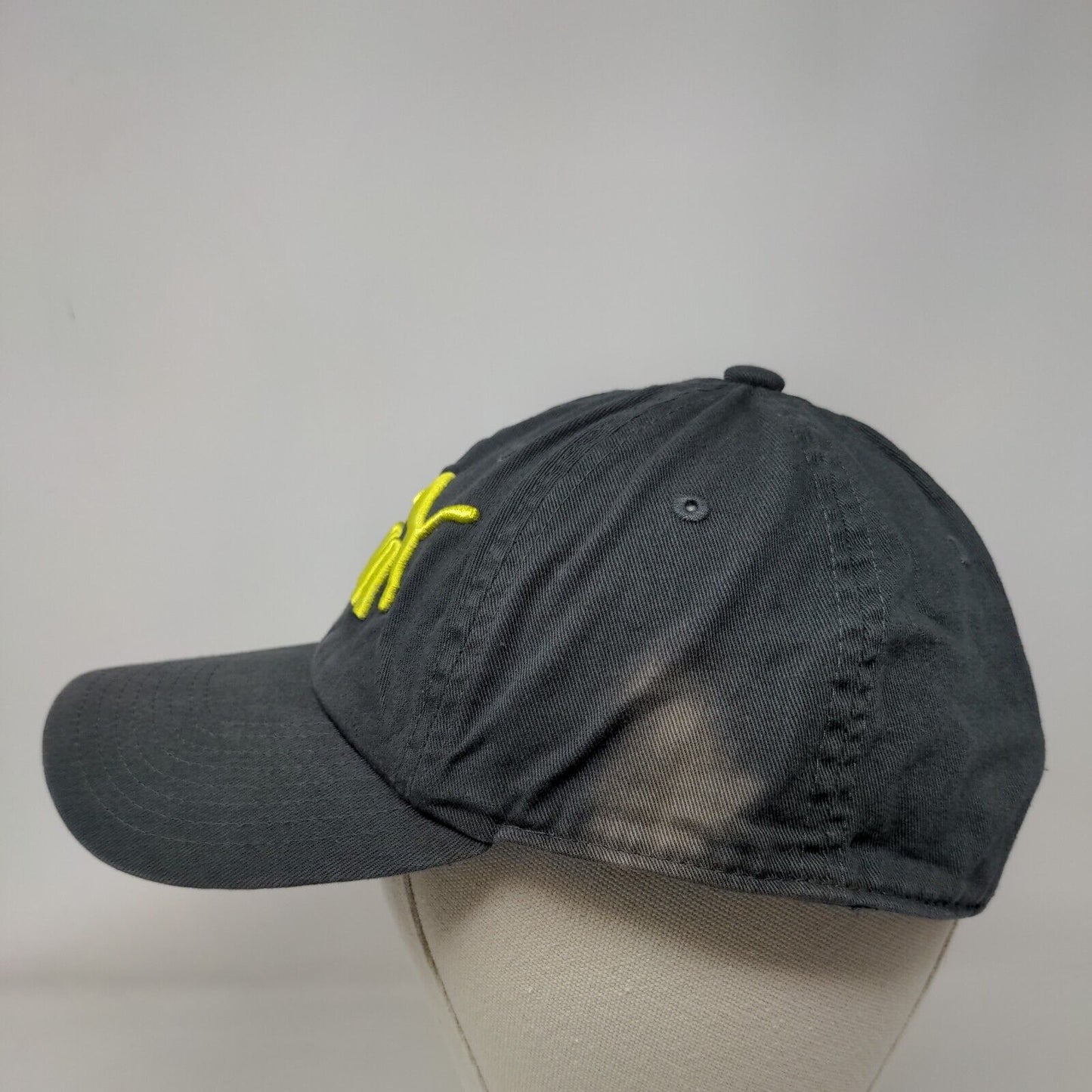 Puma Slideback Hat Gray OSFA Embroidered Adjustable Solid 6 Panel