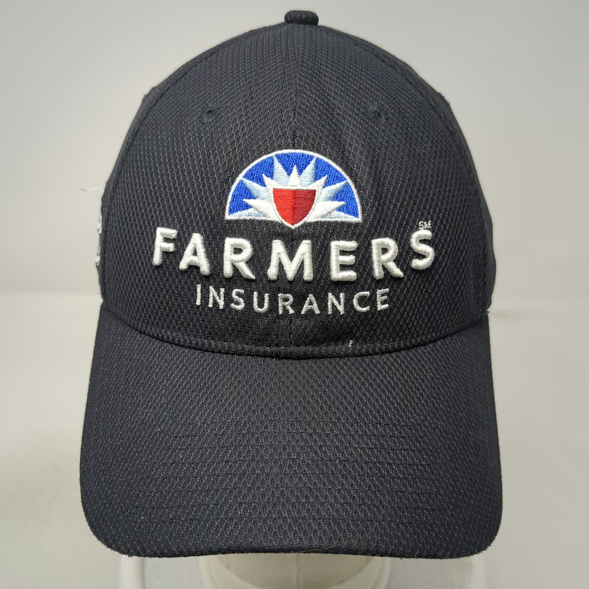 New Era Baseball Cap Gray M Hendrick Motorsports Farmers Insurance NASCAR hat