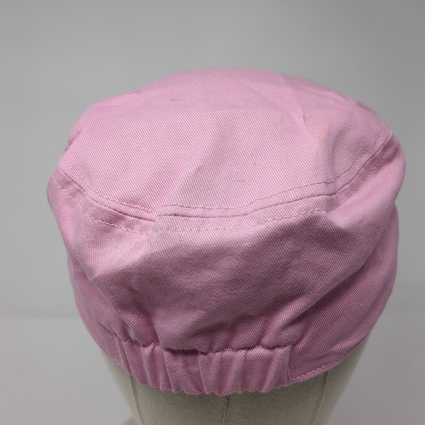 Hello Kitty Fitted Cadet Army Cap Hat Pink Small Embroidered Sparkly