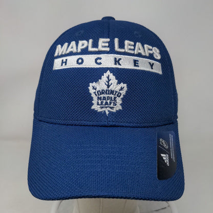 Adidas Toronto Maple Leafs NHL Hockey Fitted Hat Blue Size S-M Embroidered Logo