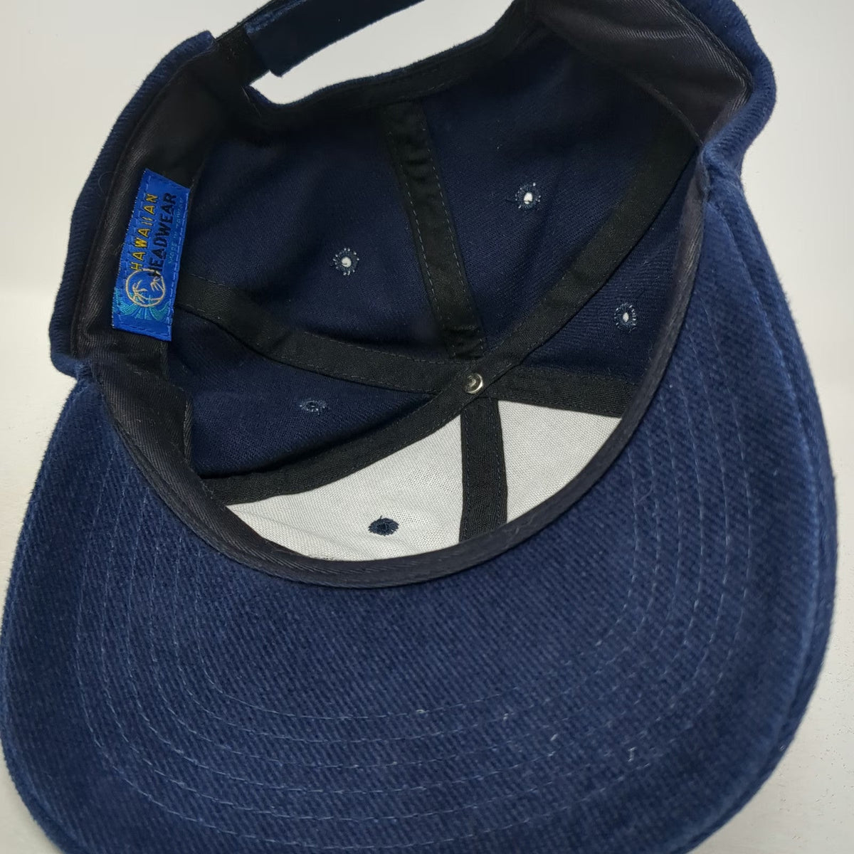 Hawaiian Headwear Baseball Cap Blue One Size Floral Hibiscus Patch Strapback Hat