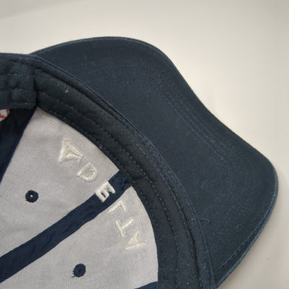 Delta Slideback Baseball Cap Blue One Size Adjustable Embroidered 6 Panel Cotton