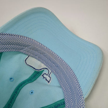 Vineyard Vines Whale Logo Blue Baseball Cap One Size Adjustable Strap Hat