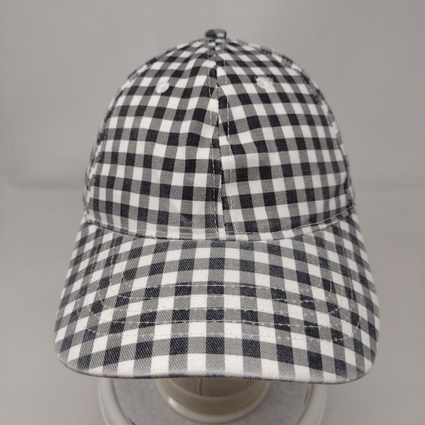Unbranded Strapback Hat Multi OSFM Check Plaid Gingham Adjustable