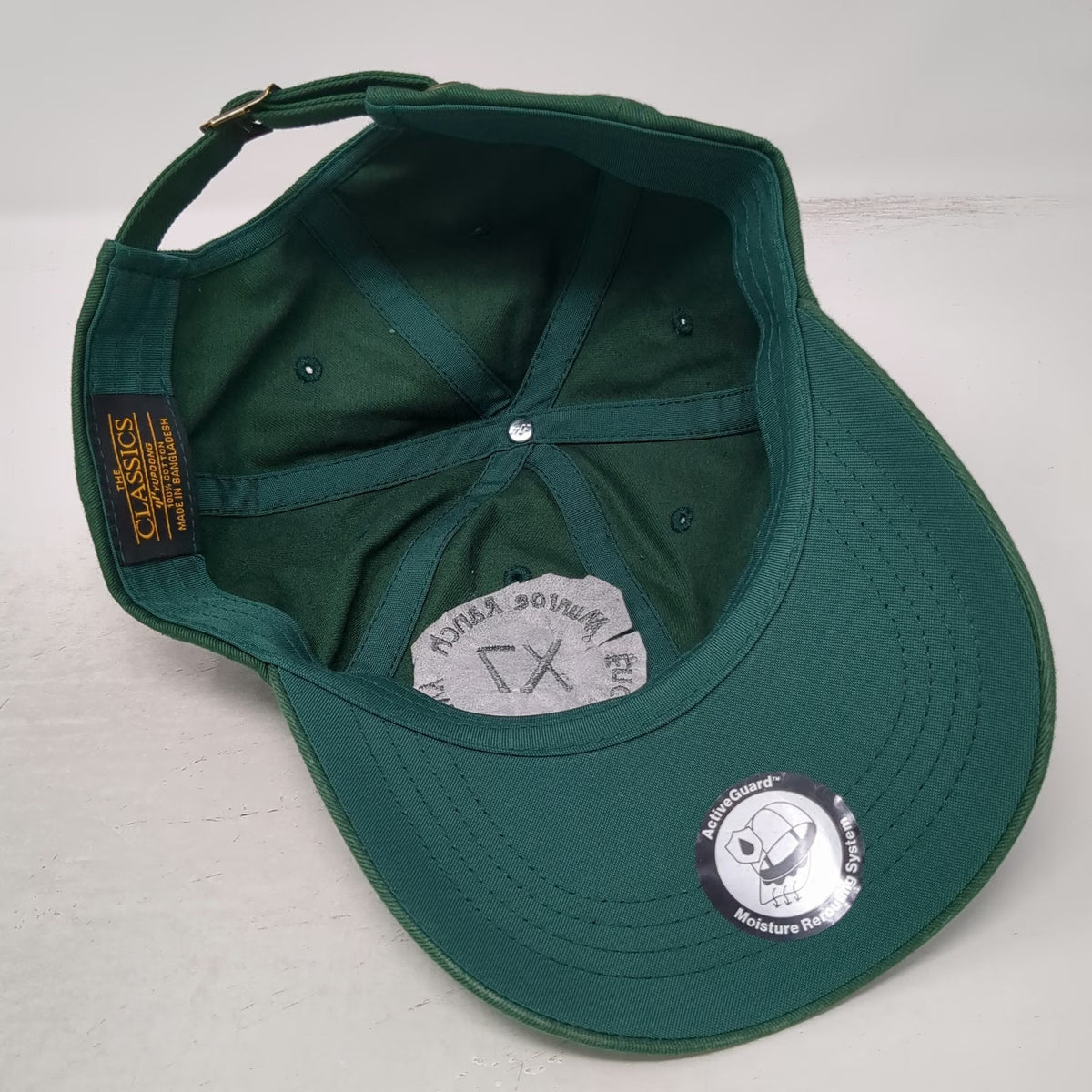 Yupoong Baseball Cap Green One Size Slideback Munroe Ranch Encampment WY X7 Hat
