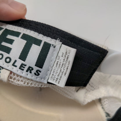 YETI Built For The Wild Snapback Trucker Hat Blue OSFA Adjustable Mesh Back