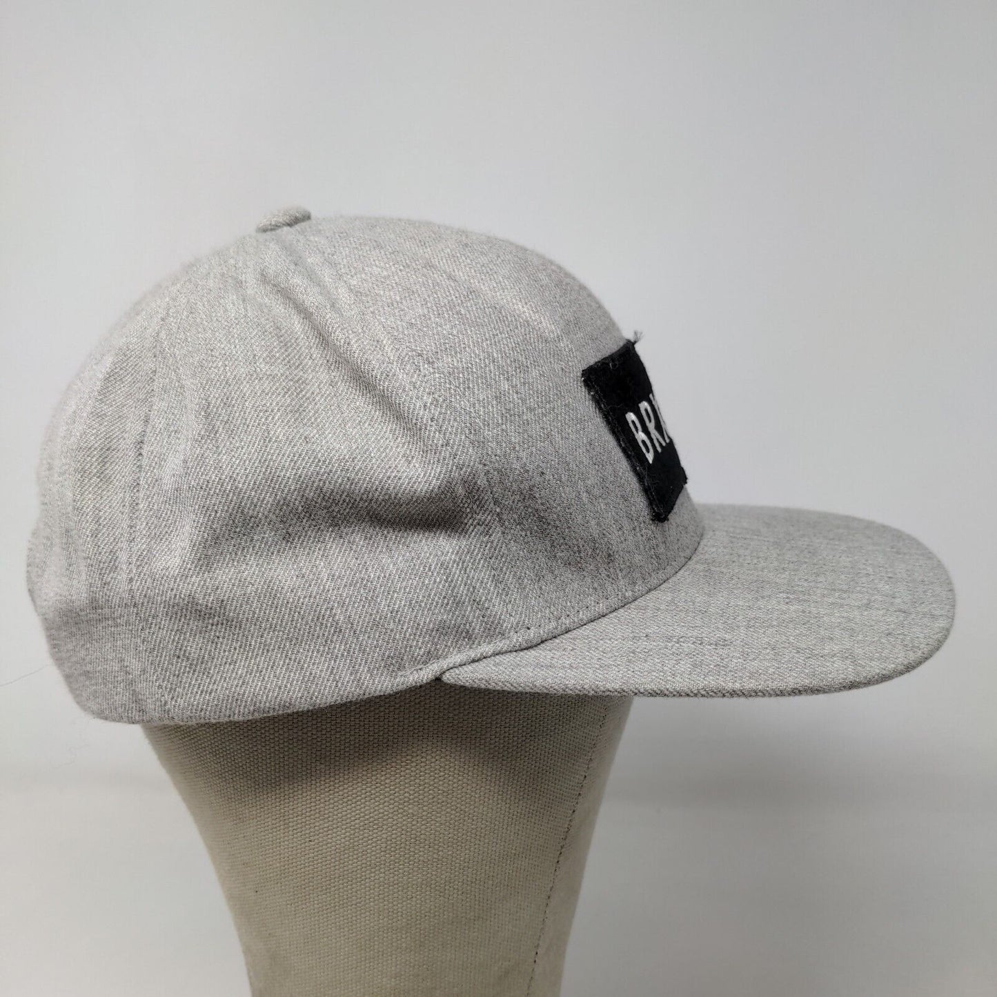 Brixton Men's Snapback Hat Gray Embroidered Logo Adjustable BRXTN