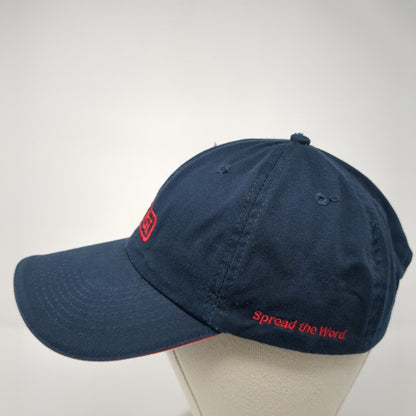 Best Slideback Hat Blue One Size Adjustable Embroidered Spread The Word
