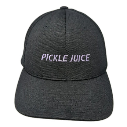 Flexfit Pickle Juice Baseball Cap Black Purple XL Stretch Hat Yupoong Polyester
