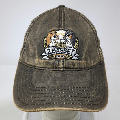 OTTO Baseball Cap Brown One Size 2 Basset Brewery Dogs Montana Strapback Hat