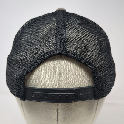onX Hunt Trucker Hat Gray Black One Size Mesh Back Topographic Patch Snapback