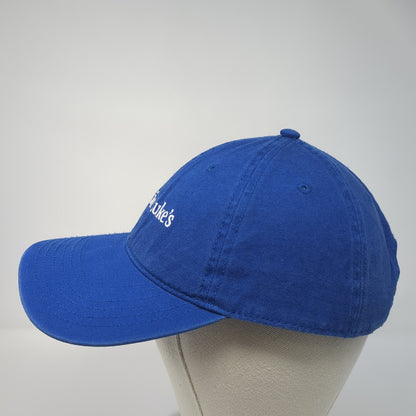 Saint Luke's Slideback Hat Blue One Size Adjustable Embroidered Otto