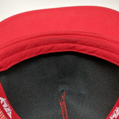 Fly Racing Trucker Hat Red Black One Size Mesh Flat Bill Snapback Motocross