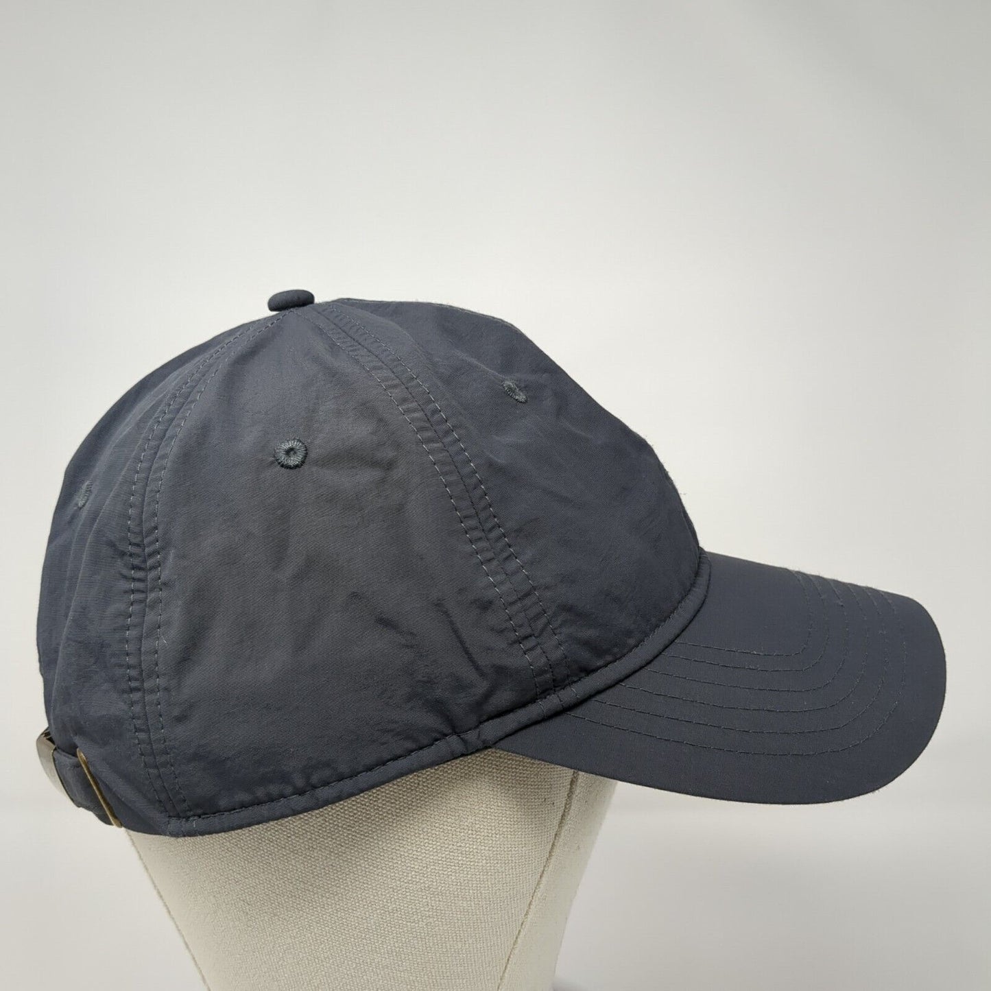 Unbranded Slideback Hat Gray 62cm Adjustable Solid Blank 6 Panel