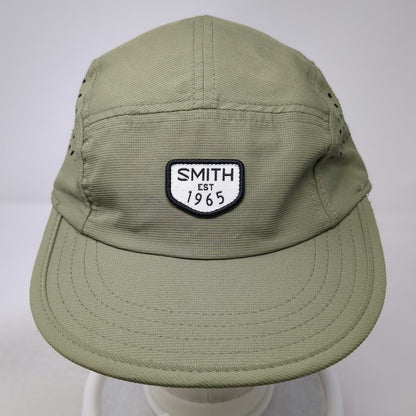 Smith 1965 5 Panel Green One Size Laser Cut Polyester Strapback Hat Outdoor