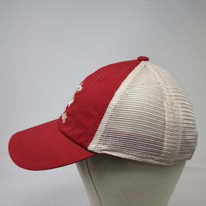 Captivating Washington State Cougars NCAA Red OSFM Trucker Hat Mesh Snapback WSU