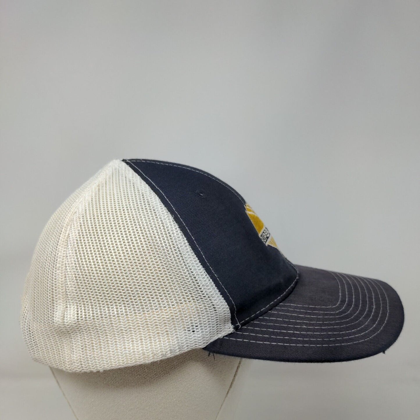 Super Shred Snapback Mesh Back Trucker Hat Blue Adjustable Richardson 112