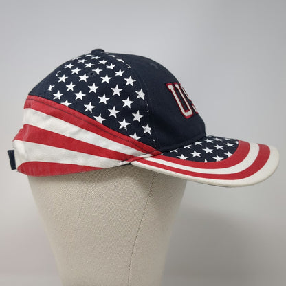 Headwear Baseball Cap Blue Red White OSFM USA Stars Stripes Flag Patriotic Hat