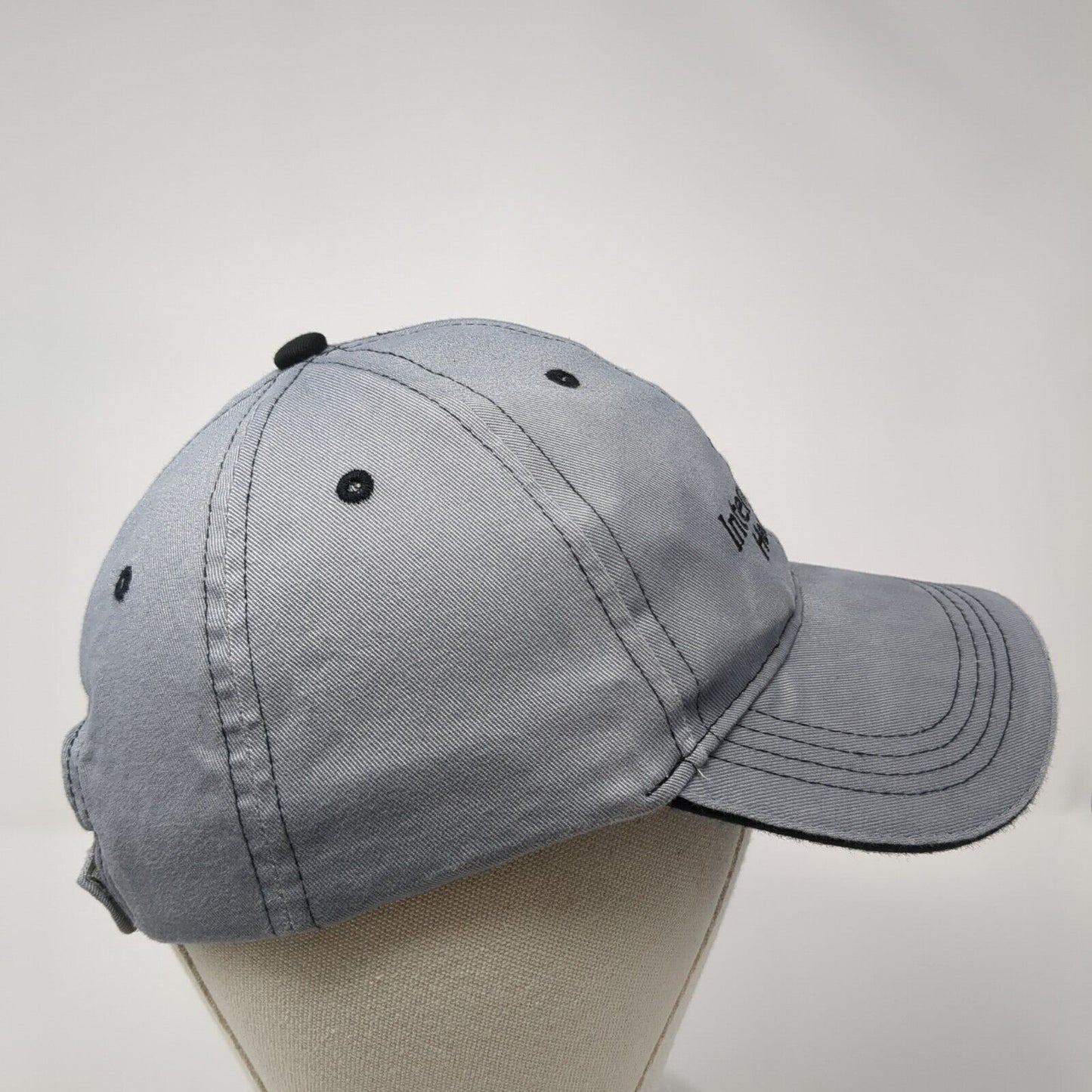 Intermountain Healthcare Strapback Hat Gray One Size Embroidered Solid