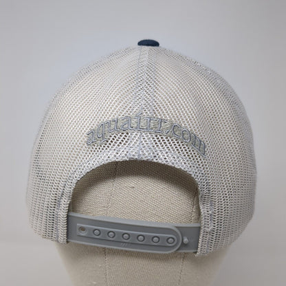 Aquairr.com Snapback Trucker Hat Blue OS Adjustable Mesh Back Classics Yupoong