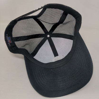 Subaru Trail Love Snapback Trucker Hat Black One Size Mesh Back Cap America