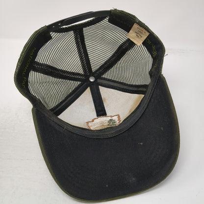 National Park Service Green Trucker Hat One Size Mesh Snapback Patch USA Vintage