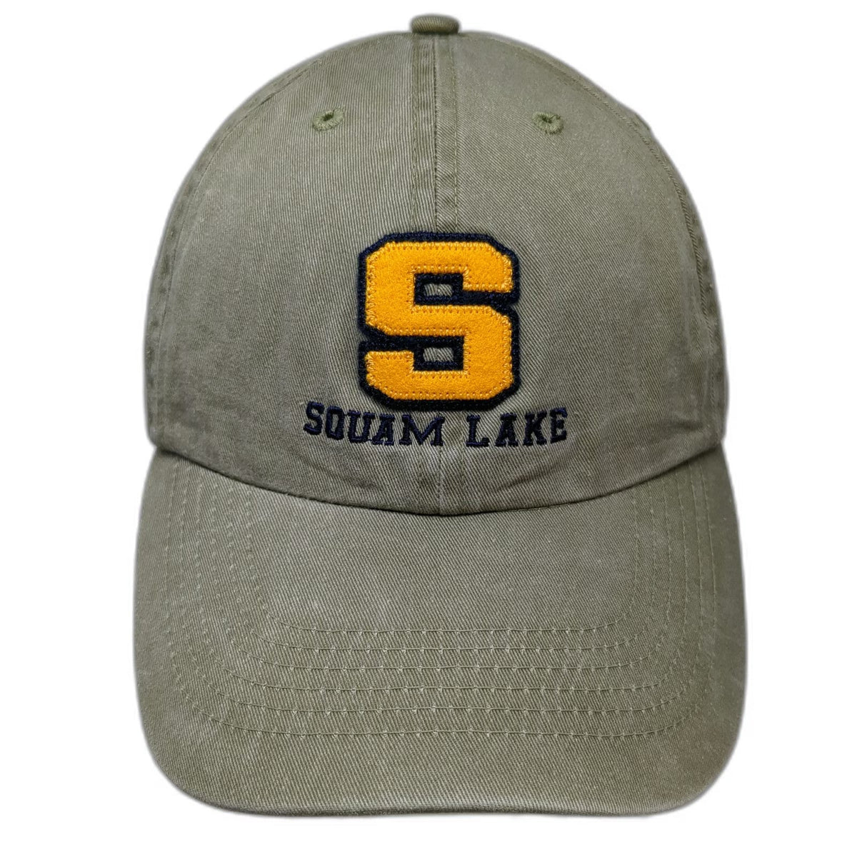 Fahrenheit Baseball Cap Green One Size Squam Lake Beer Mug Strapback hat Logo NH