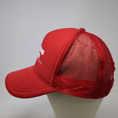 Nissin Trucker Hat Red One Size Cactus Petes Resort Casino Jackpot Nevada Rope