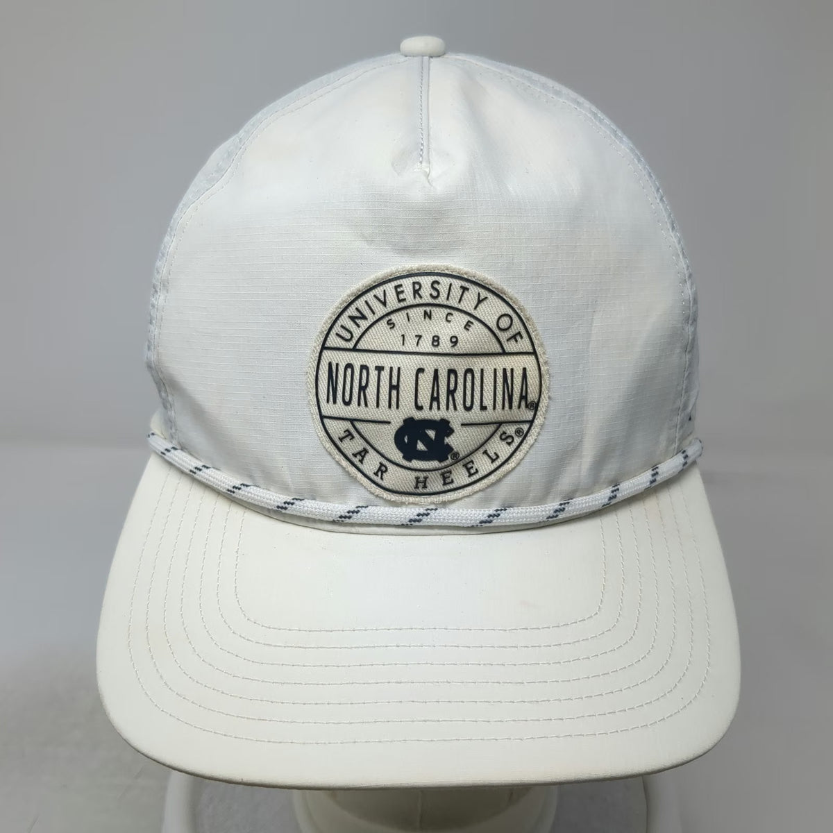 '47 North Carolina Tar Heels NCAA 5 Panel White One Size Snapback Rope Hat