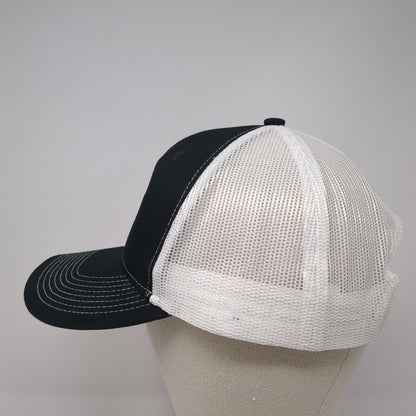 Overland Armament Snapback Trucker Hat Black One Size Mesh Back