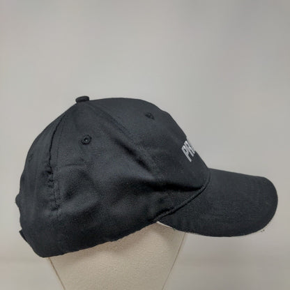 Pro Mix Strapback Hat Black One Size Embroidered Adjustable Creapub