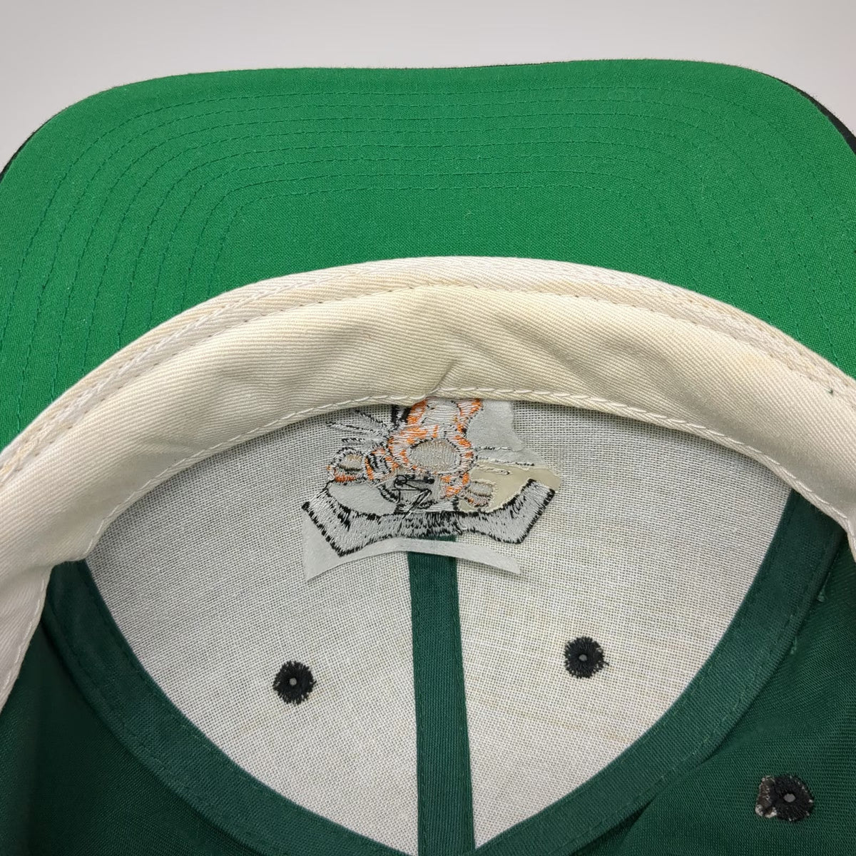 Disney Store Snapback Green One Size Tigger Winnie the Pooh Hat Two Tone Black