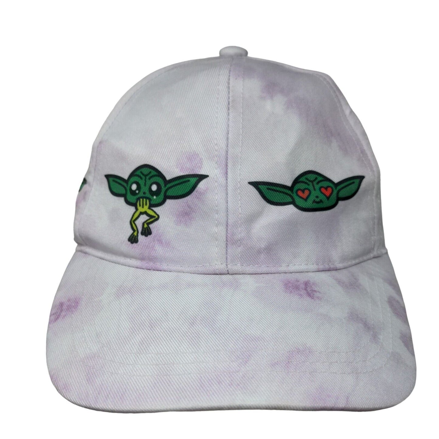 Baby Yoda Grogu Strapback Hat Multicolor One Size Tie Dye Star Wars