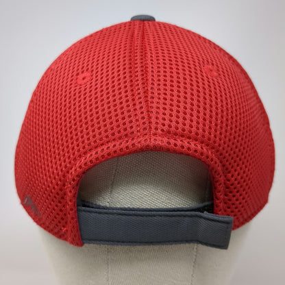 Pacific Headwear Baseball Cap Gray Red One Size Mesh Potato Mascot US Flag Hat