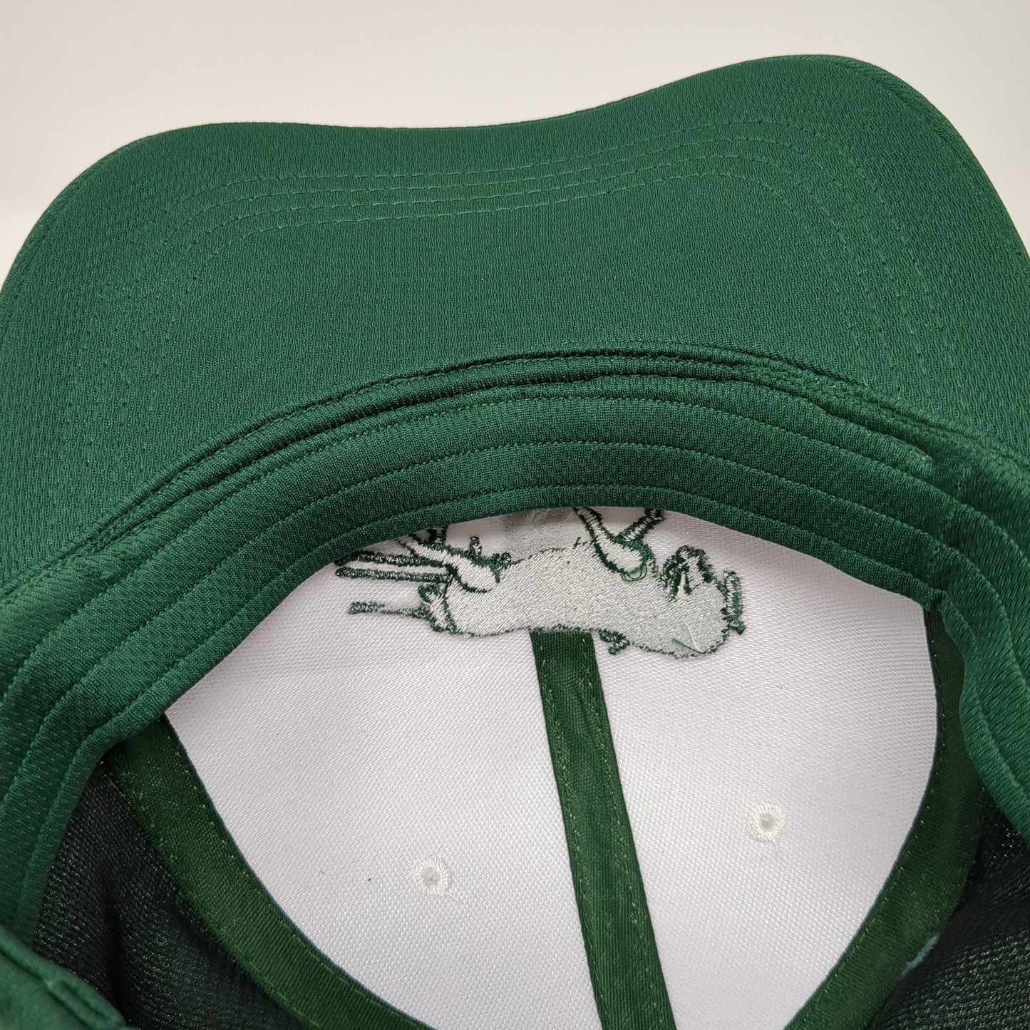 Mollitiam Horse Fitted Hat Green Large Embroidered Colorblock 6 Panel