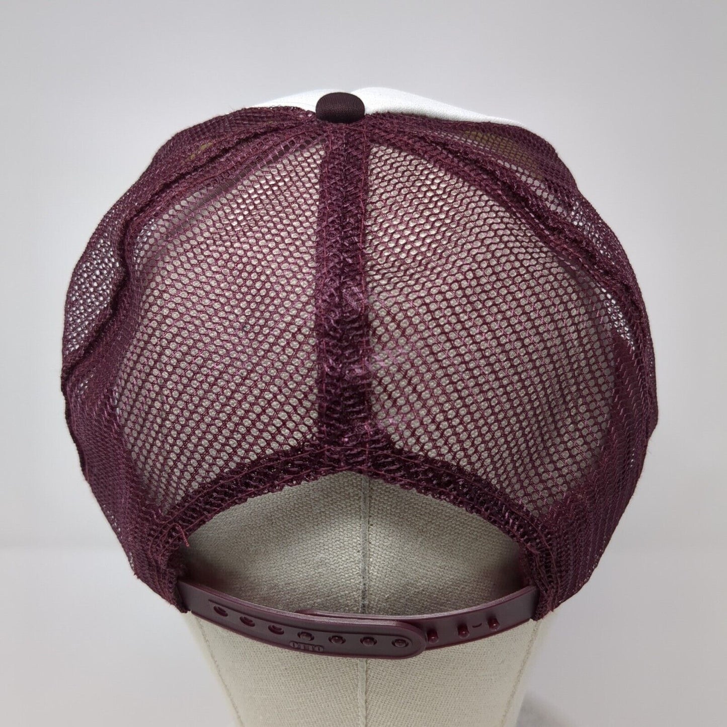 PY RO Streetwear Snapback Trucker Hat Red OS Adjustable Mesh Back Rope Otto