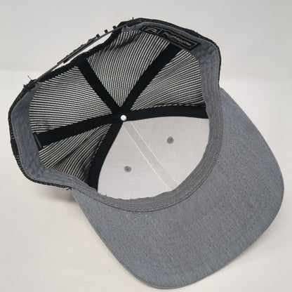 Silver Creek Snapback Mesh Back Trucker Hat Gray One Size Adjustable