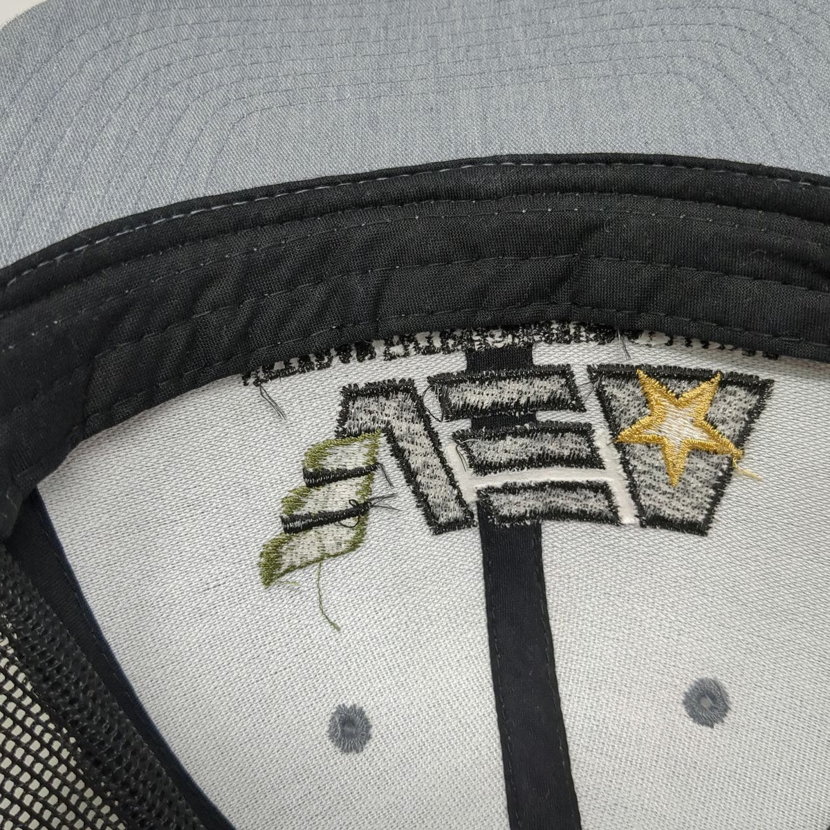 Yupoong Trucker Hat Gray Black OSFM Mesh Snapback Veteran Entrepreneur Alliance