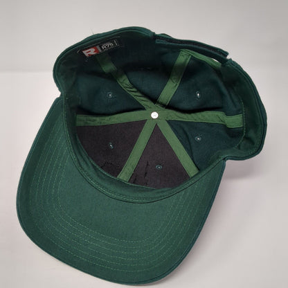 Owner Patch Strapback Hat Green One Size Solid Adjustable Richardson