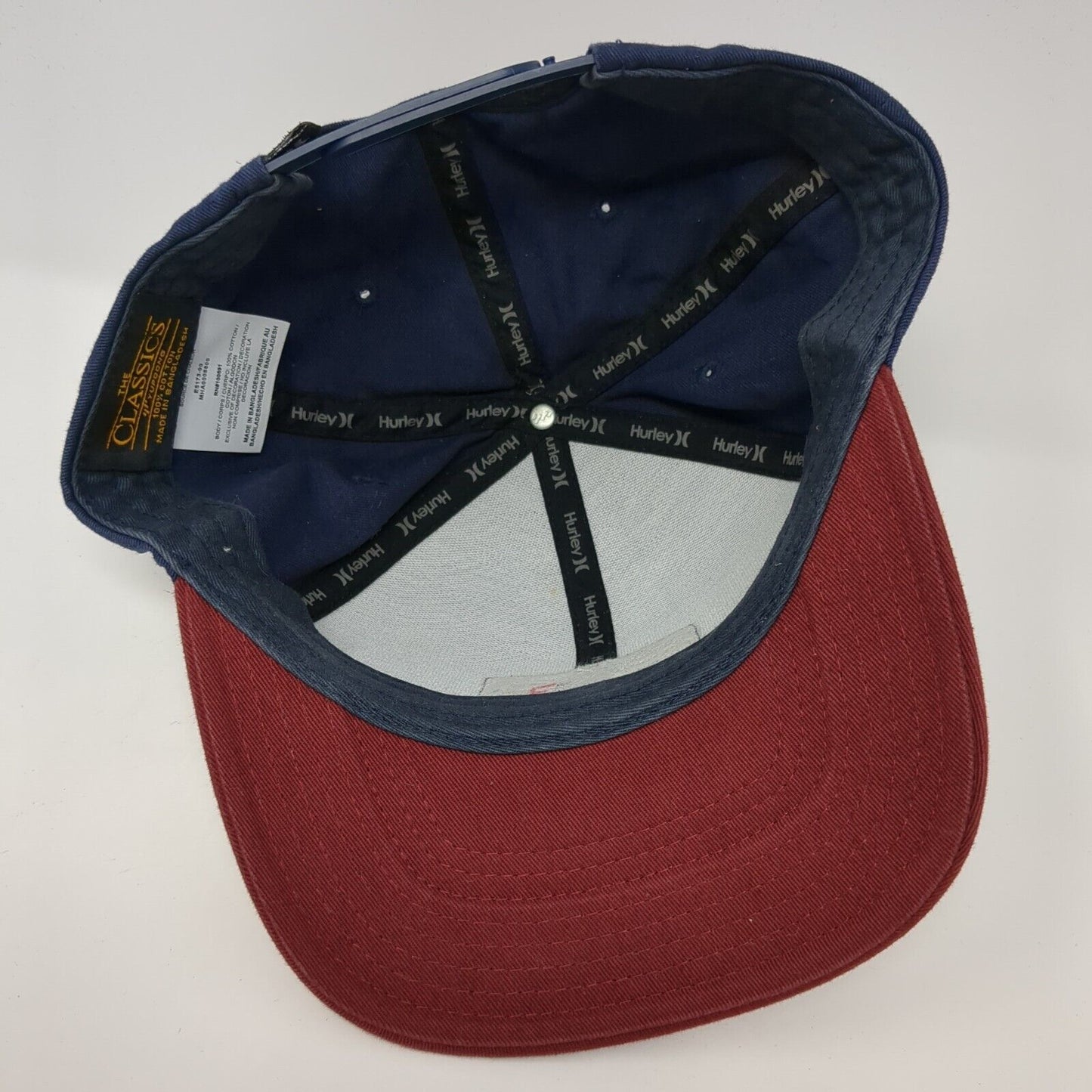 Hurley USA Flag Snapback Hat Multicolor One Size Adjustable Patriotic Yupoong