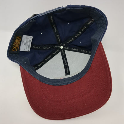 Hurley USA Flag Snapback Hat Multicolor One Size Adjustable Patriotic Yupoong