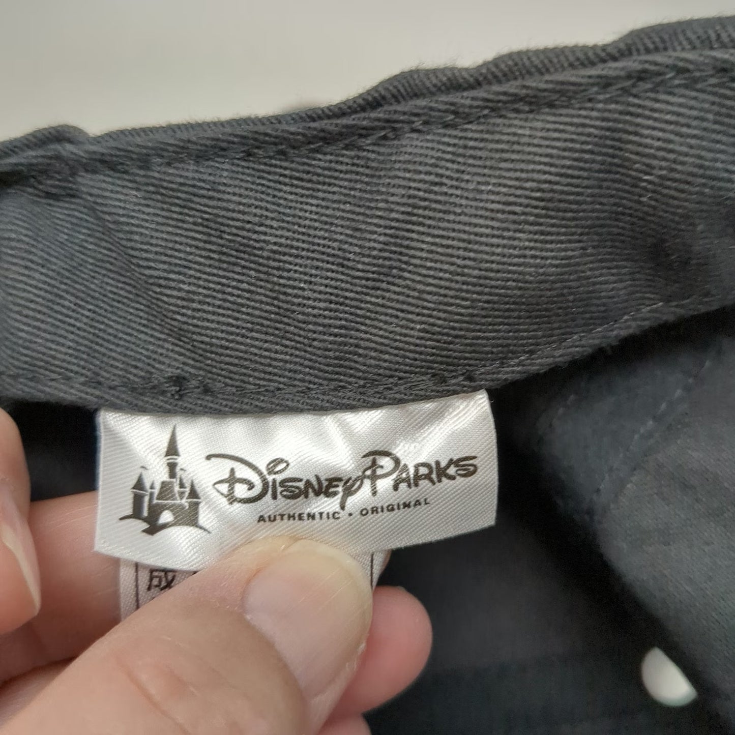 Disney Parks Snapback Black One Size Mickey Mouse Ears Hat Side Embroidery