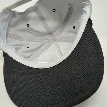 ATT Gray Black 5 Panel Hat One Size Chemical Lime Lhoist Group Snapback Rope