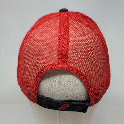 Dodge Hellcat Strapback Mesh Back Trucker Hat Multi One Size Colorblock