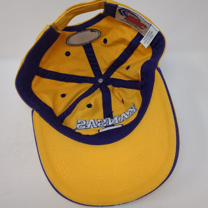 Kansas Speedway Est. 2001 Strapback Baseball Cap Yellow One Size Adjustable ISC