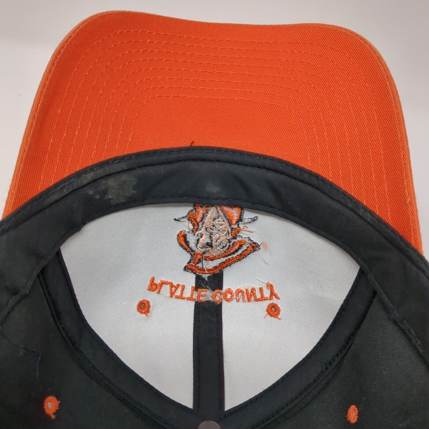 Plate County Snapback Hat Multicolor OS Adjustable Embroidered Outdoor Cap