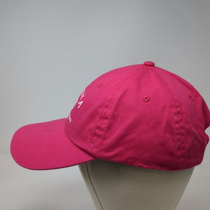 Prairie Mountain Alaska Last Frontier Pink One Size Baseball Cap Slideback Hat