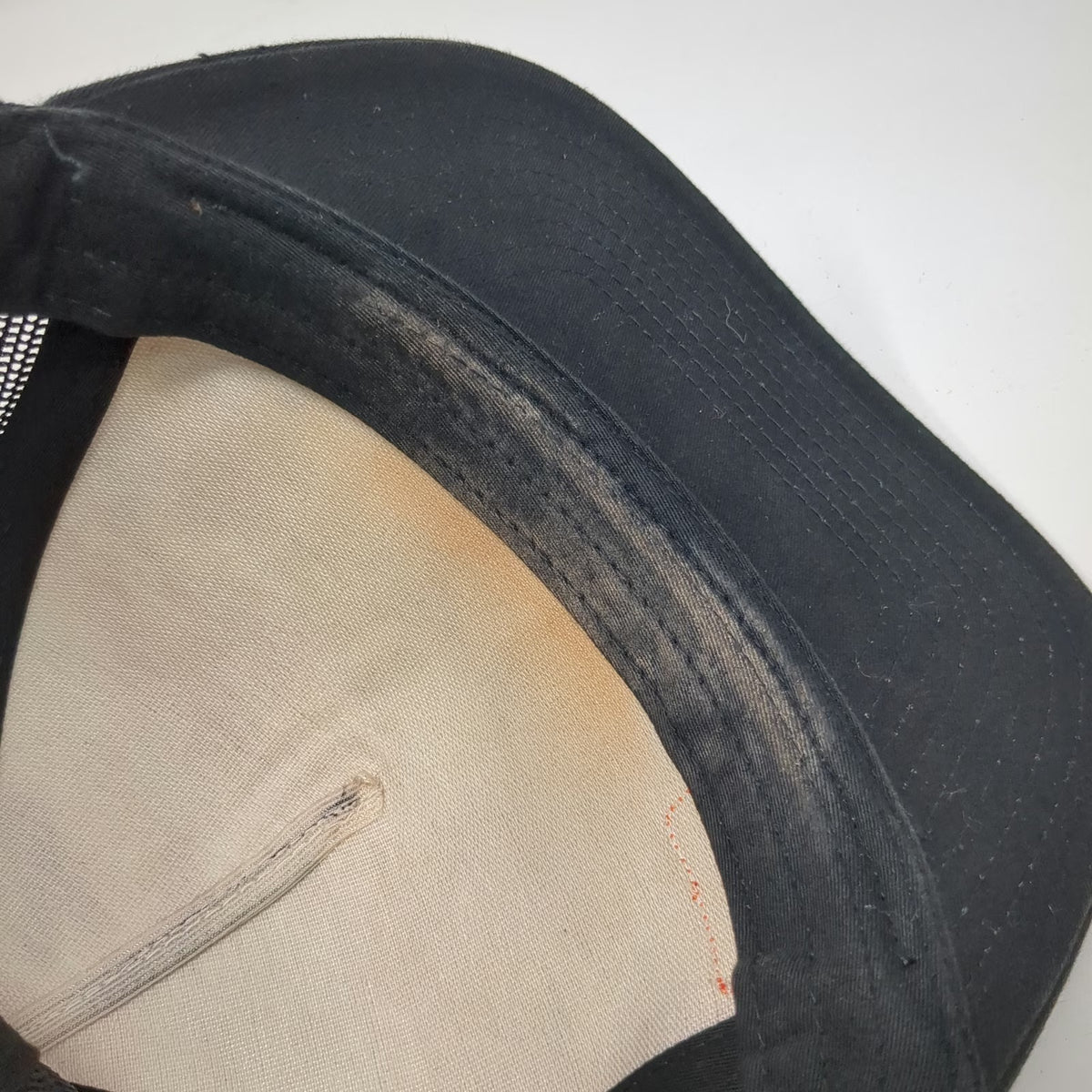 O'Neill Trucker Hat Black Camo One Size Snapback Mesh Orange Logo Patch