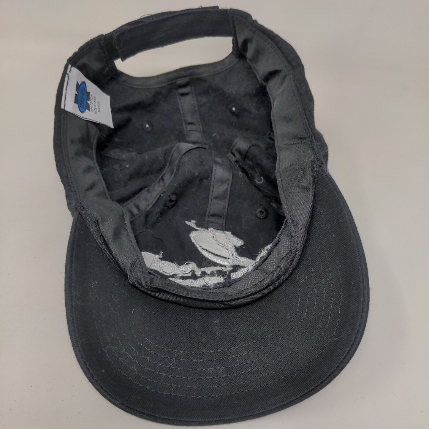 Driftwood Palm Harbor Strapback Hat Black One Size Embroidered Big X
